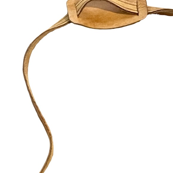 Leather and Woven crossbody/ bucket bag - Picture 7 of 7